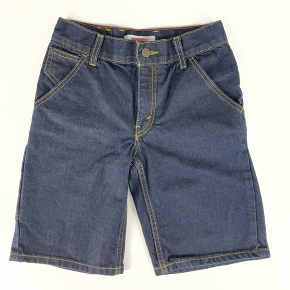 Levi's Other - Levi's Dark Blue 6 Pocket Boys Carpenter Utility Denim Jean Shorts Size 10
